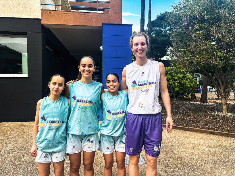 Laura y 3 jugadoras